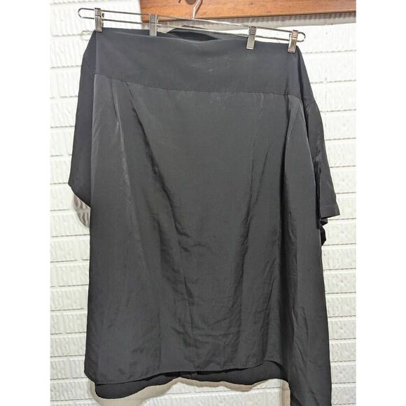 King Size for Tall & Big Men Black Short Sleeve Button-Down Dragon Embroidery Sh - Picture 4 of 5